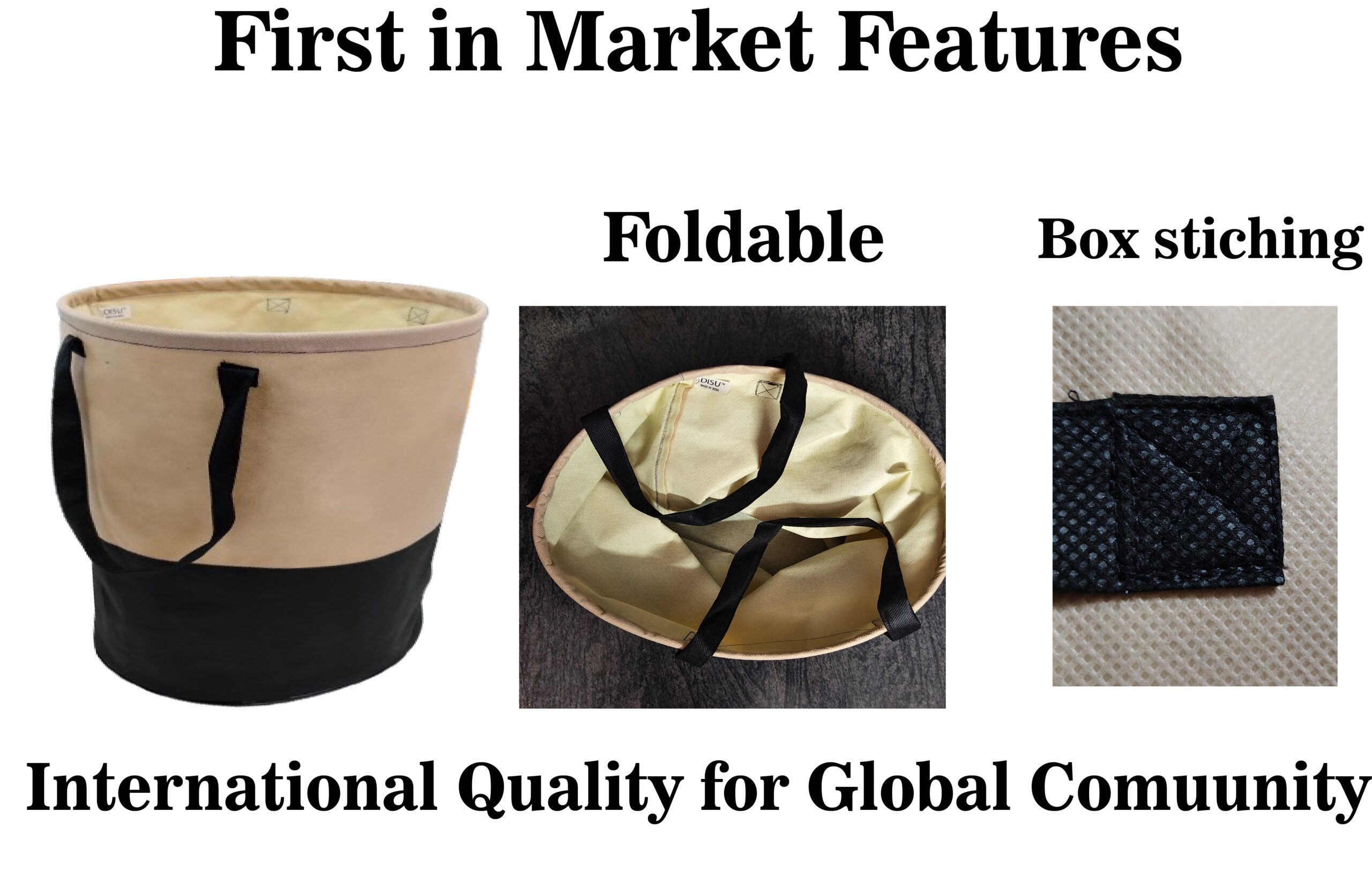 Laundry bag Foldable With Handle - Image 2